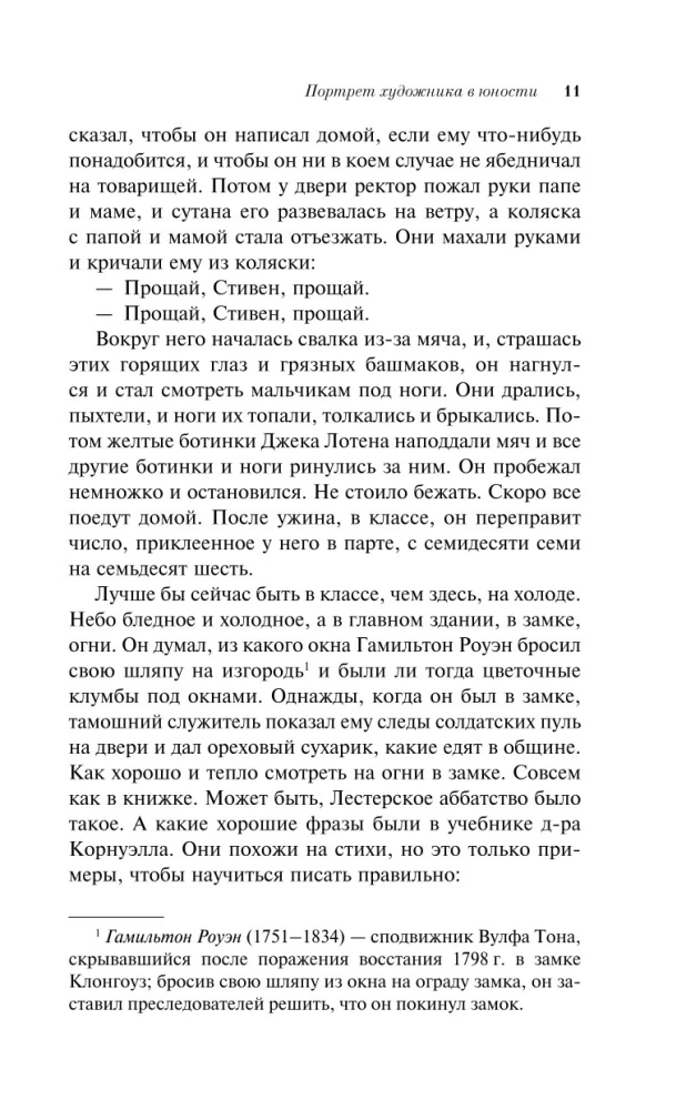 Портрет художника в юности